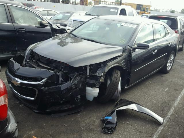1G11C5SL9FF233521 - 2015 CHEVROLET MALIBU 1LT BLACK photo 2