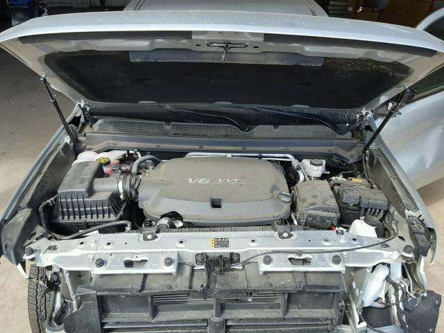 1GCGTCEN7J1265148 - 2018 CHEVROLET COLORADO L SILVER photo 7