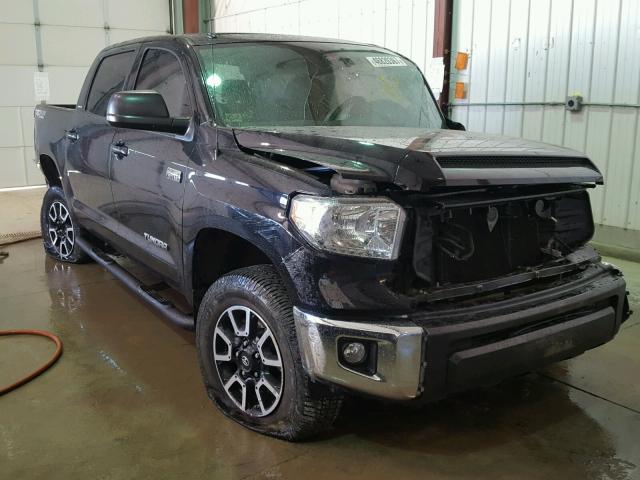 5TFHY5F11EX411866 - 2014 TOYOTA TUNDRA CRE BLACK photo 1