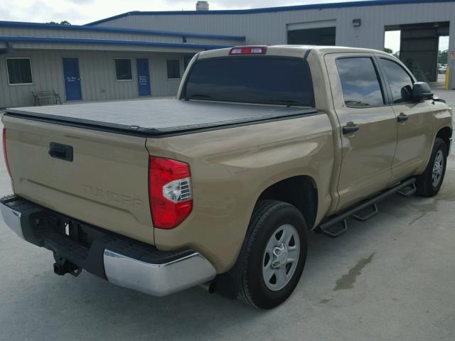 5TFDW5F17HX615760 - 2017 TOYOTA TUNDRA CRE BEIGE photo 4