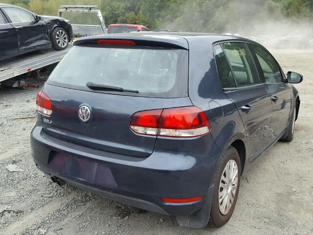 WVWDB7AJ6CW040743 - 2012 VOLKSWAGEN GOLF 蓝色 照片 4