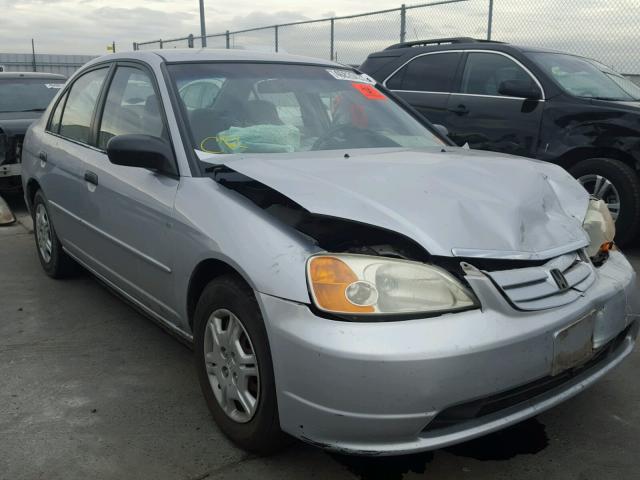 2HGES16571H563196 - 2001 HONDA CIVIC LX GRAY photo 1