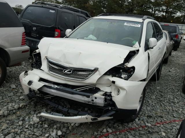 JTJHW31U282865537 - 2008 LEXUS RX WHITE photo 2