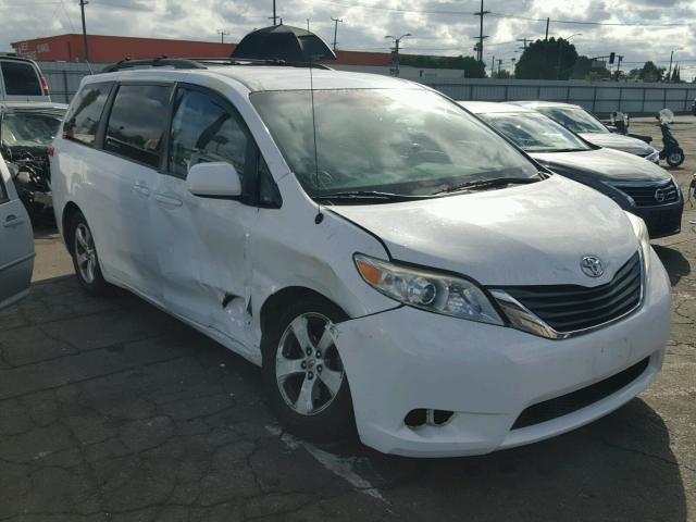 5TDKK3DC8BS038777 - 2011 TOYOTA SIENNA LE WHITE photo 1