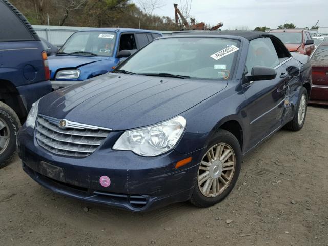 1C3LC45K28N626349 - 2008 CHRYSLER SEBRING BLUE photo 2