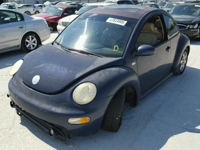 3VWCK21C33M429434 - 2003 VOLKSWAGEN NEW BEETLE Mavi foto 2