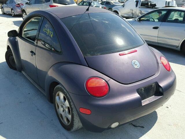 3VWCK21C33M429434 - 2003 VOLKSWAGEN NEW BEETLE Mavi foto 3