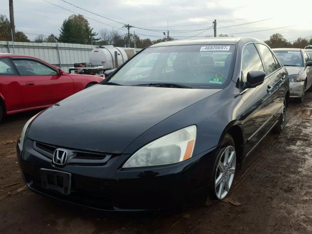 1HGCM66893A063745 - 2003 HONDA ACCORD EX BLACK photo 2