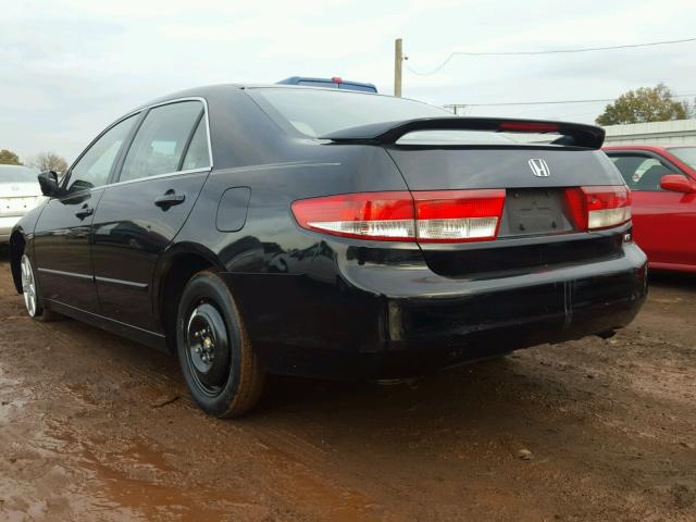 1HGCM66893A063745 - 2003 HONDA ACCORD EX BLACK photo 3