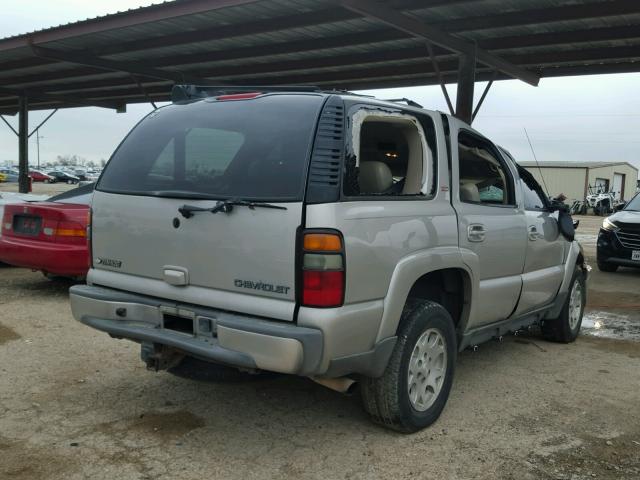 1GNEC13T45R162961 - 2005 CHEVROLET TAHOE C150 BEIGE photo 4