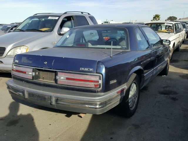 2G4WD14L3N1464688 - 1992 BUICK REGAL LIMI BLUE photo 4