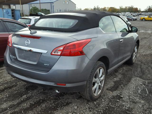 JN8AZ1FY9EW301999 - 2014 NISSAN MURANO CRO GRAY photo 4