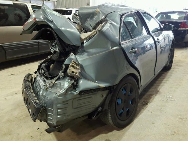 4T1BE46K48U740807 - 2008 TOYOTA CAMRY CE GREEN photo 4