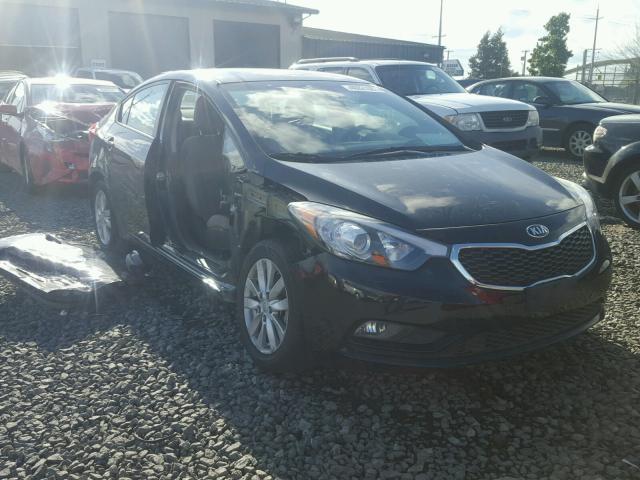 KNAFX4A62G5444331 - 2016 KIA FORTE LX BLACK photo 1