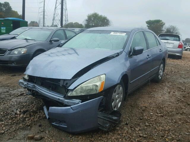 1HGCM56457A203738 - 2007 HONDA ACCORD LX BLUE photo 2