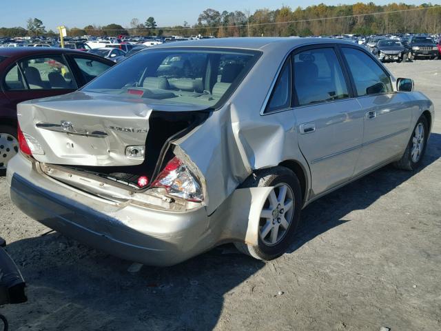 4T1BF28B02U221632 - 2002 TOYOTA AVALON XL SILVER photo 4