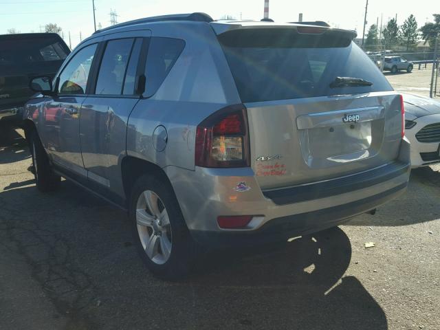 1C4NJDBB3GD617002 - 2016 JEEP COMPASS SP SILVER photo 3