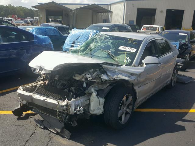 1G1ZH57B99F124808 - 2009 CHEVROLET MALIBU 1LT SILVER photo 2