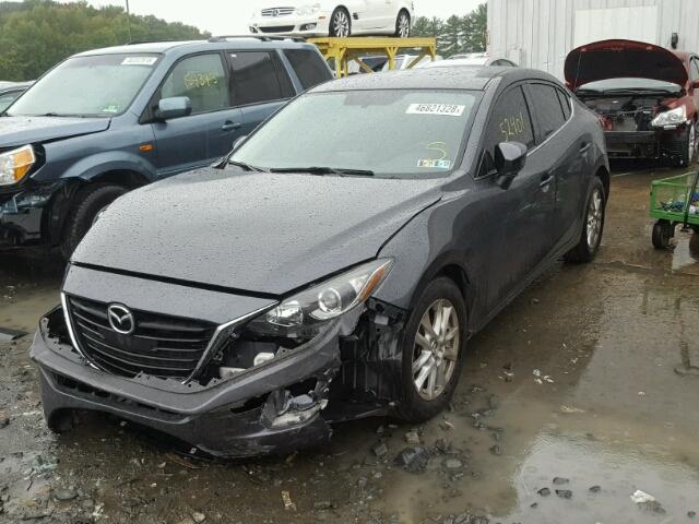 JM1BM1W75E1195845 - 2014 MAZDA 3 GRAND TO GRAY photo 2