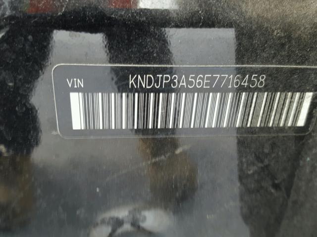 KNDJP3A56E7716458 - 2014 KIA SOUL + BLACK photo 10