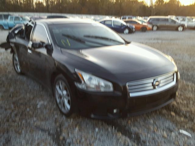 1N4AA5AP0CC826799 - 2012 NISSAN MAXIMA S BLACK photo 1