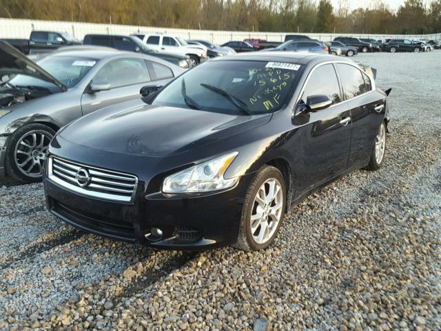 1N4AA5AP0CC826799 - 2012 NISSAN MAXIMA S BLACK photo 2