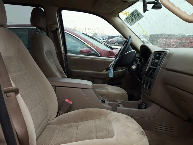 1FMZU73K35ZA16774 - 2005 FORD EXPLORER X TAN photo 5