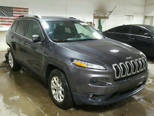 1C4PJMCS8FW620052 - 2015 JEEP CHEROKEE L GRAY photo 1