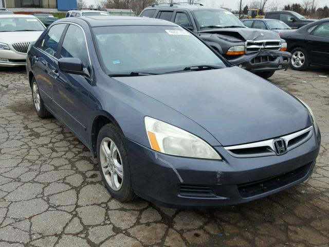 1HGCM567X6A158529 - 2006 HONDA ACCORD EX BLUE photo 1