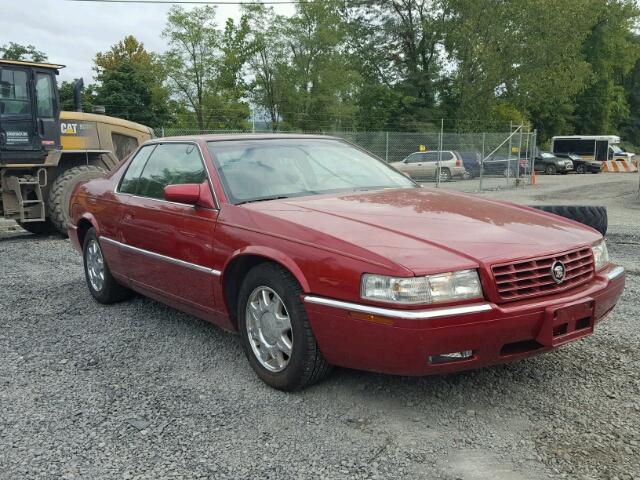 1G6ET1293WU612406 - 1998 CADILLAC ELDORADO T RED photo 1