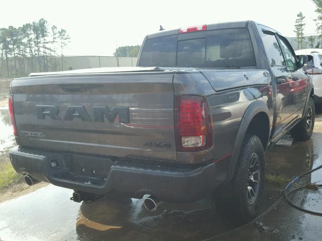 1C6RR7YT5FS756822 - 2015 RAM 1500 REBEL გრაფიტი ფოტო 4