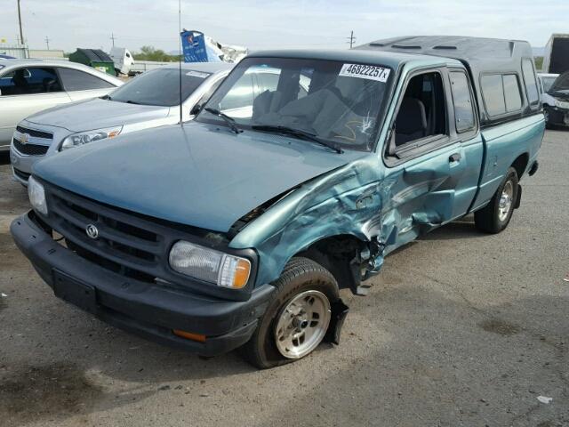 4F4CR16U2RTM86381 - 1994 MAZDA B3000 CAB GREEN photo 2