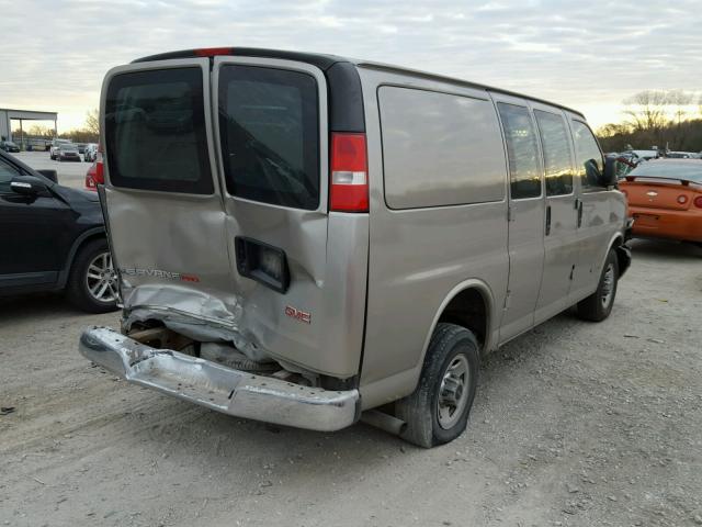 1GTGG25U841153940 - 2004 GMC SAVANA G25 GRAY photo 4