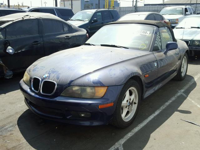 4USCH7320VLB83656 - 1997 BMW Z3 1.9 BLUE photo 2