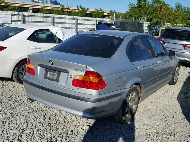 WBAET37433NJ23755 - 2003 BMW 325 I SILVER photo 4