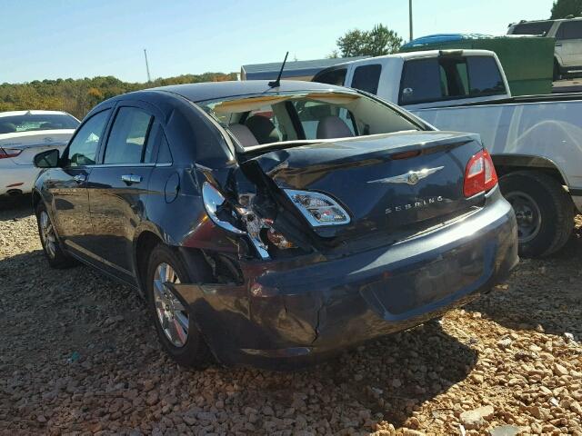 1C3LC46K68N182164 - 2008 CHRYSLER SEBRING LX BLUE photo 3