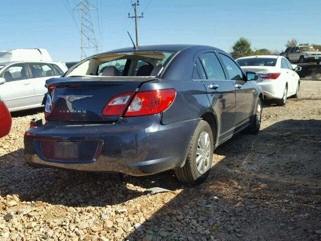 1C3LC46K68N182164 - 2008 CHRYSLER SEBRING LX BLUE photo 4