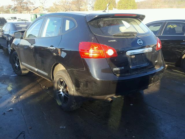 JN8AS5MV3CW701123 - 2012 NISSAN ROGUE S BLACK photo 3