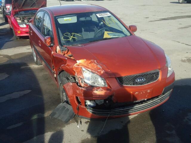 KNADE223396456720 - 2009 KIA RIO ORANGE photo 1