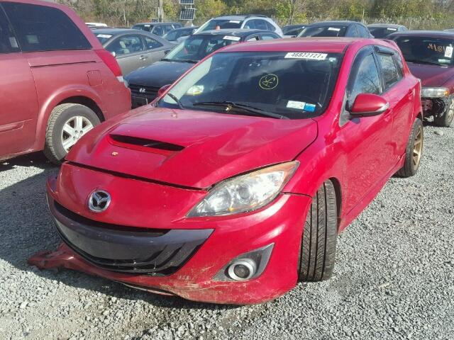 JM1BL1H4XA1171508 - 2010 MAZDA SPEED 3 RED photo 2