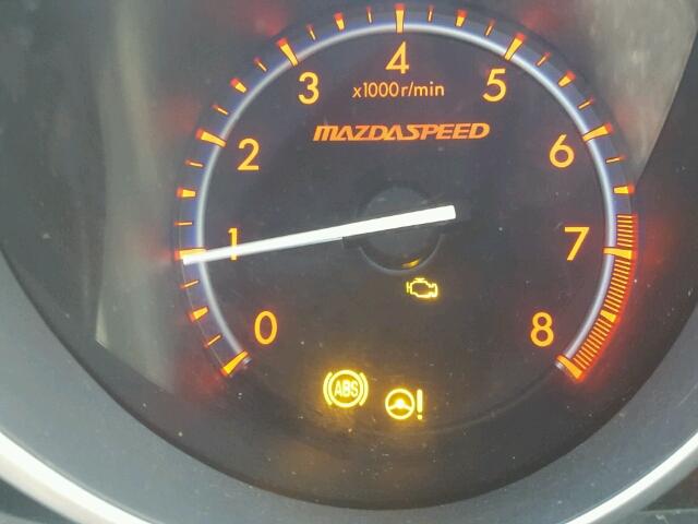 JM1BL1H4XA1171508 - 2010 MAZDA SPEED 3 RED photo 9