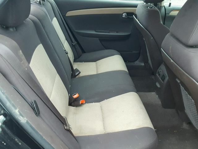 1G1ZC5E07CF192175 - 2012 CHEVROLET MALIBU 1LT BLACK photo 6