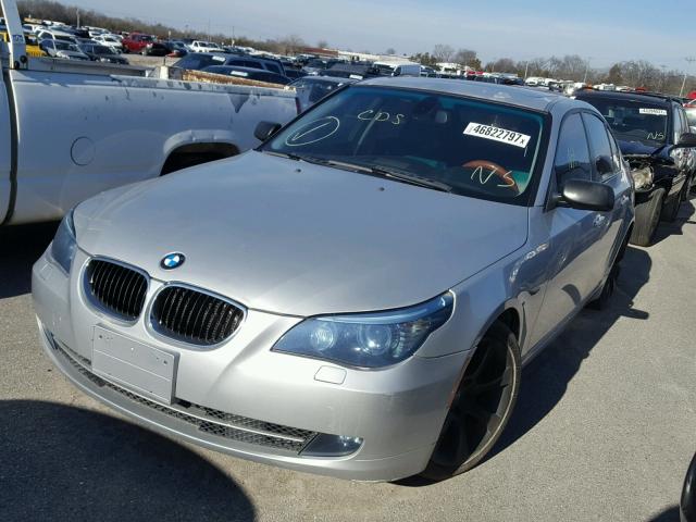 WBANW13548CN55123 - 2008 BMW 535 I SILVER photo 2