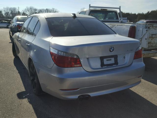 WBANW13548CN55123 - 2008 BMW 535 I SILVER photo 3