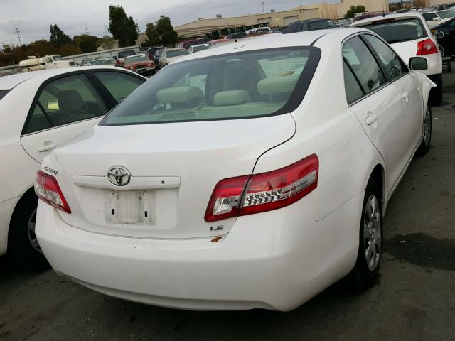 4T4BF3EK3AR015946 - 2010 TOYOTA CAMRY BASE WHITE photo 4