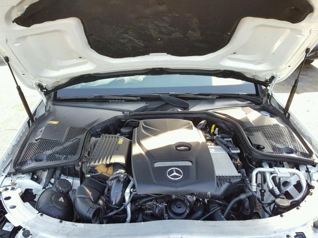 55SWF4KB2GU120133 - 2016 MERCEDES-BENZ C 300 4MAT WHITE photo 7