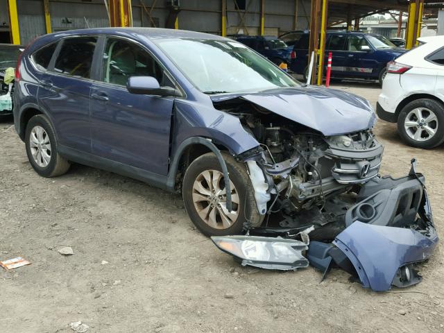 5J6RM3H56CL007741 - 2012 HONDA CR-V EX BLUE photo 1