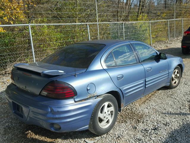 1G2NE52E1XM831799 - 1999 PONTIAC GRAND AM S BLUE photo 4