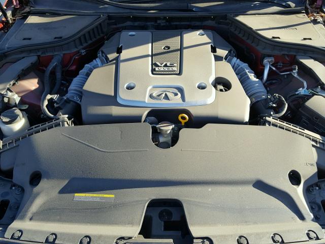 JN1BV7AP7FM333234 - 2015 INFINITI Q50 BASE RED photo 7