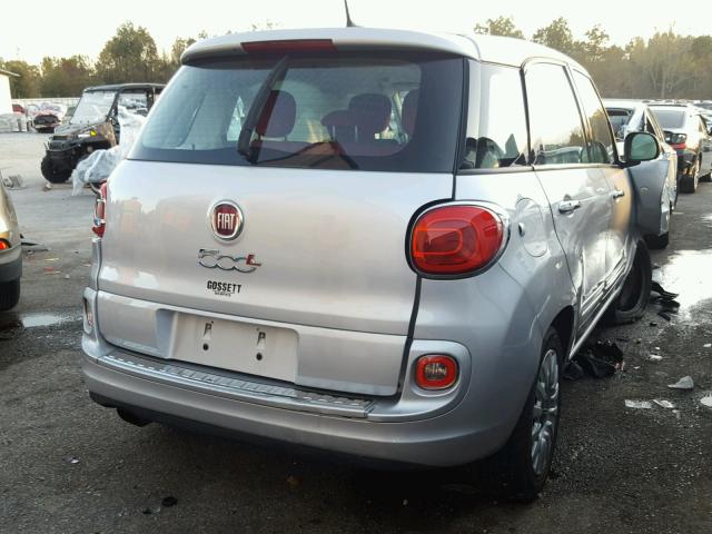 ZFBCFAAH6EZ017946 - 2014 FIAT 500L POP SILVER photo 4